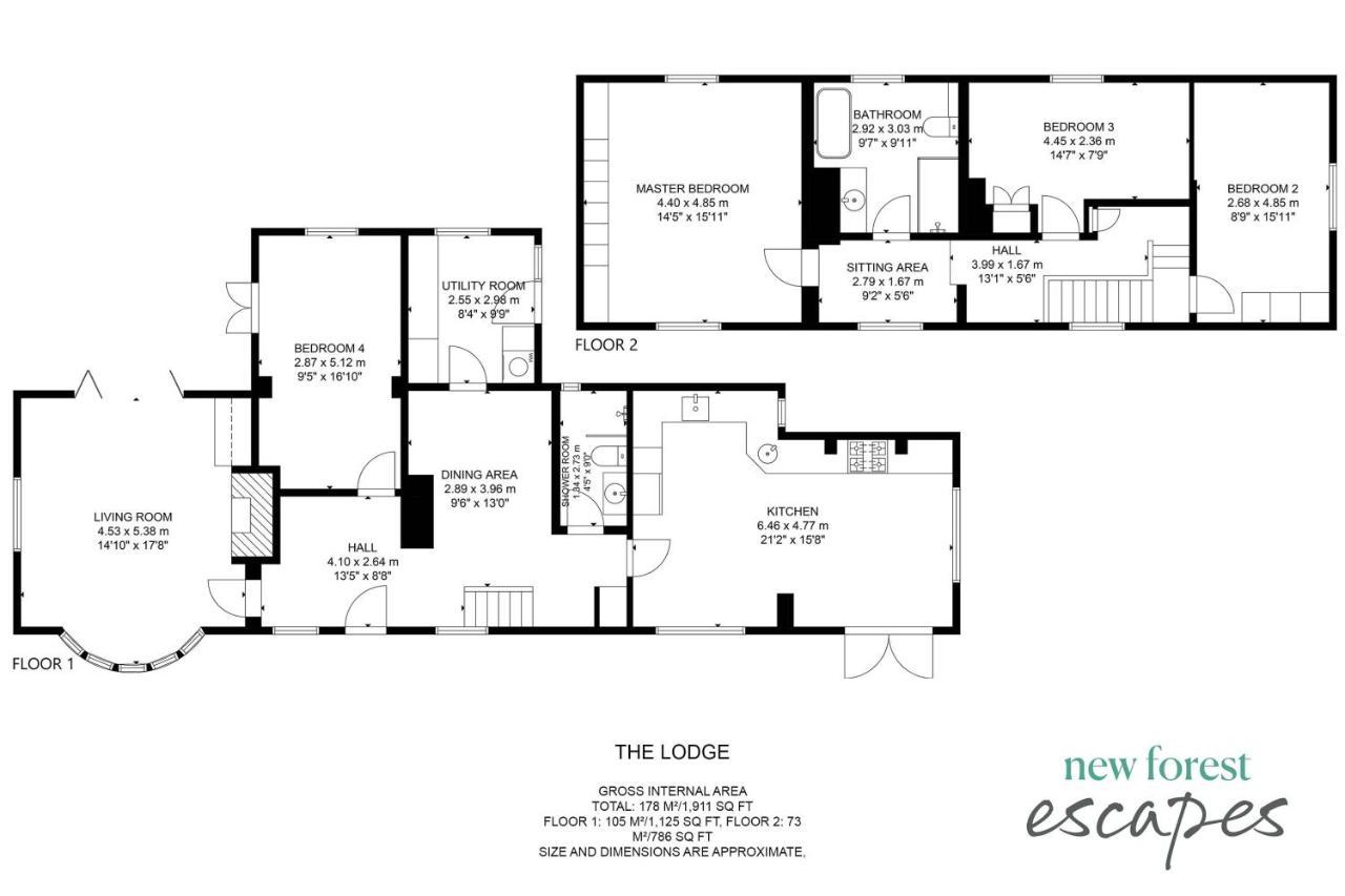 The Lodge New Milton Eksteriør billede